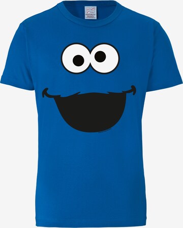 LOGOSHIRT Shirt in Blauw: voorkant