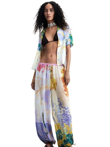 Desigual Wide Leg Hose in Mischfarben