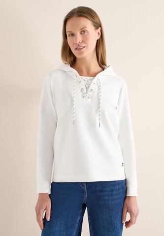 CECIL Sweatshirt in White: front