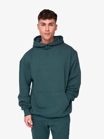 Fortex Fitness Pullover 'Essential Oversized Hoodie' i grøn: forside