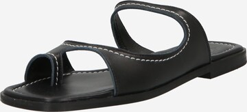 Marietta's Fantasy T-bar sandals 'GAIA' in Black: front