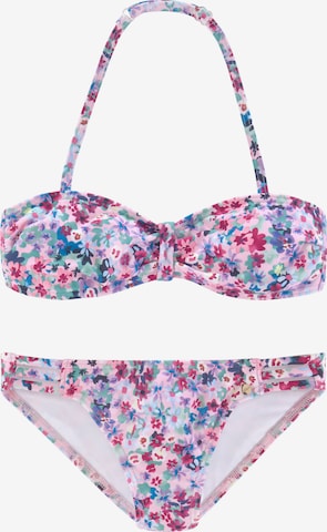 s.Oliver - Bandeau Bikini en lila: frente