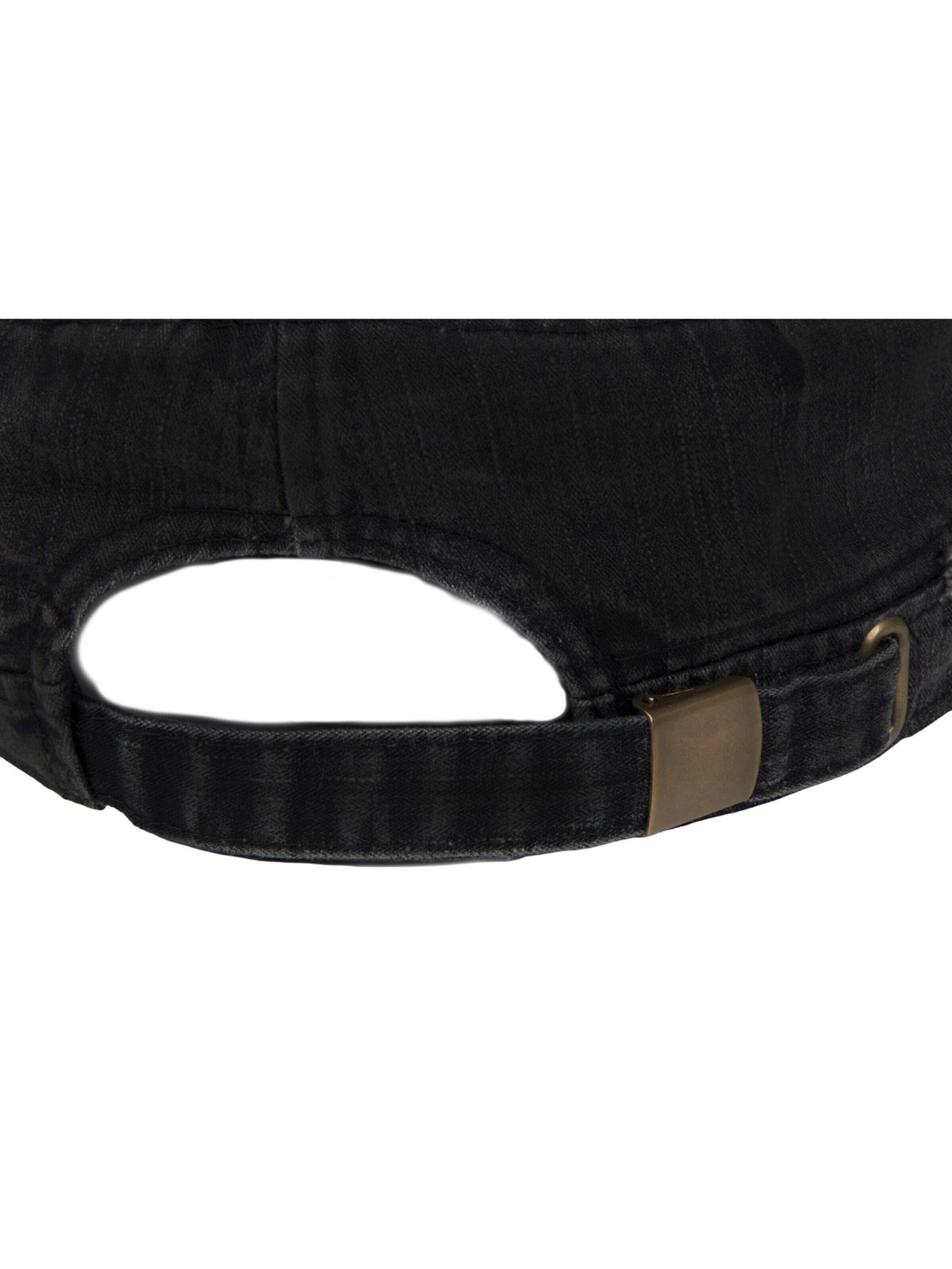 styleBREAKER Cap 'Military Cap Destroyed Used Look' in Black