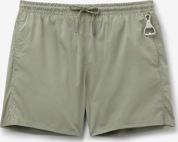 IUMAN Intimissimi Swim Trunks in Green: front