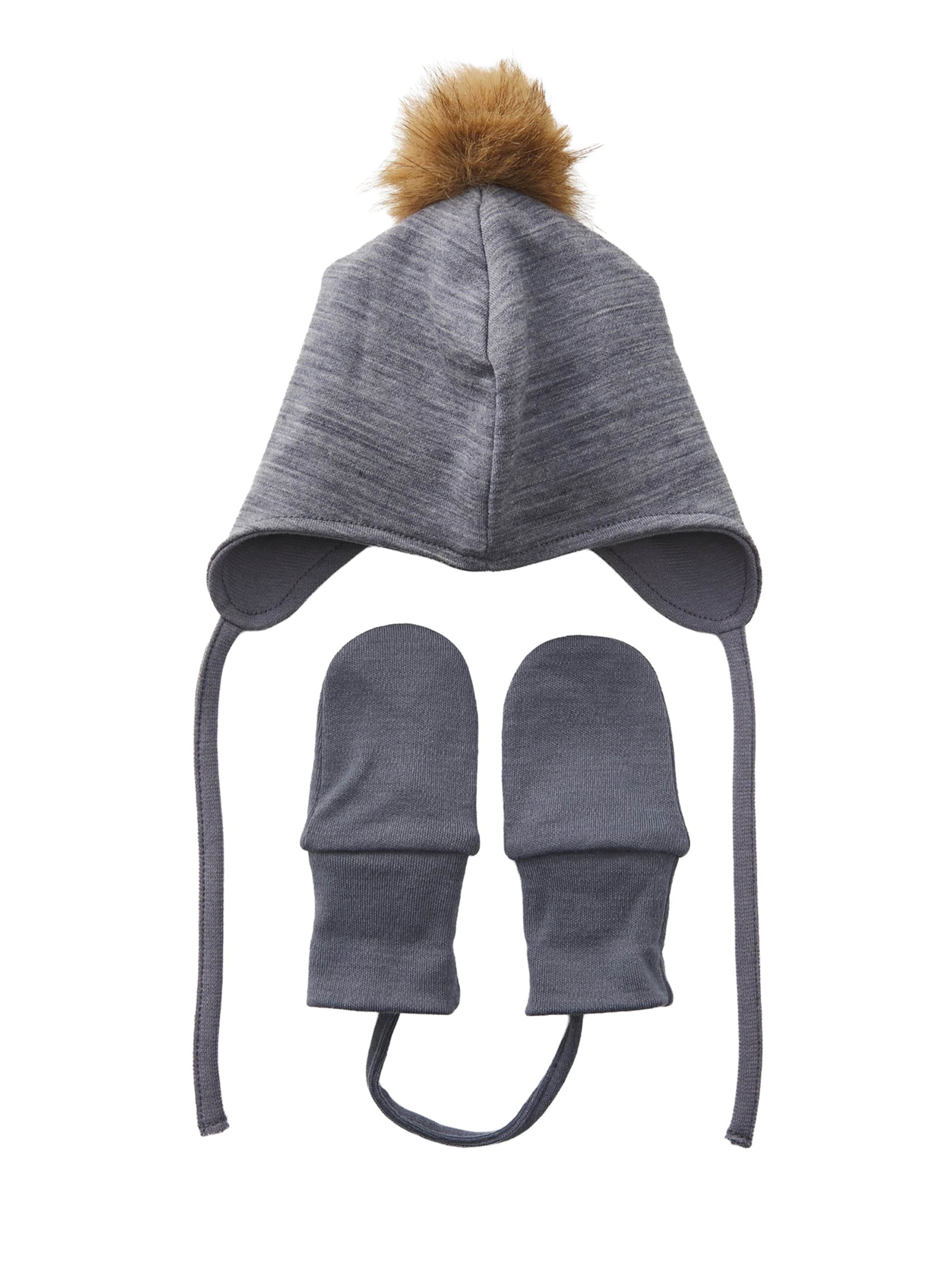 NAME IT Шапка 'NBMWUPPO' в Серый: спереди
