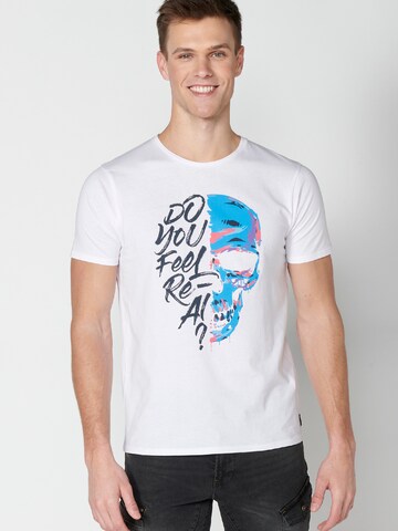 KOROSHI T-Shirt in Weiß