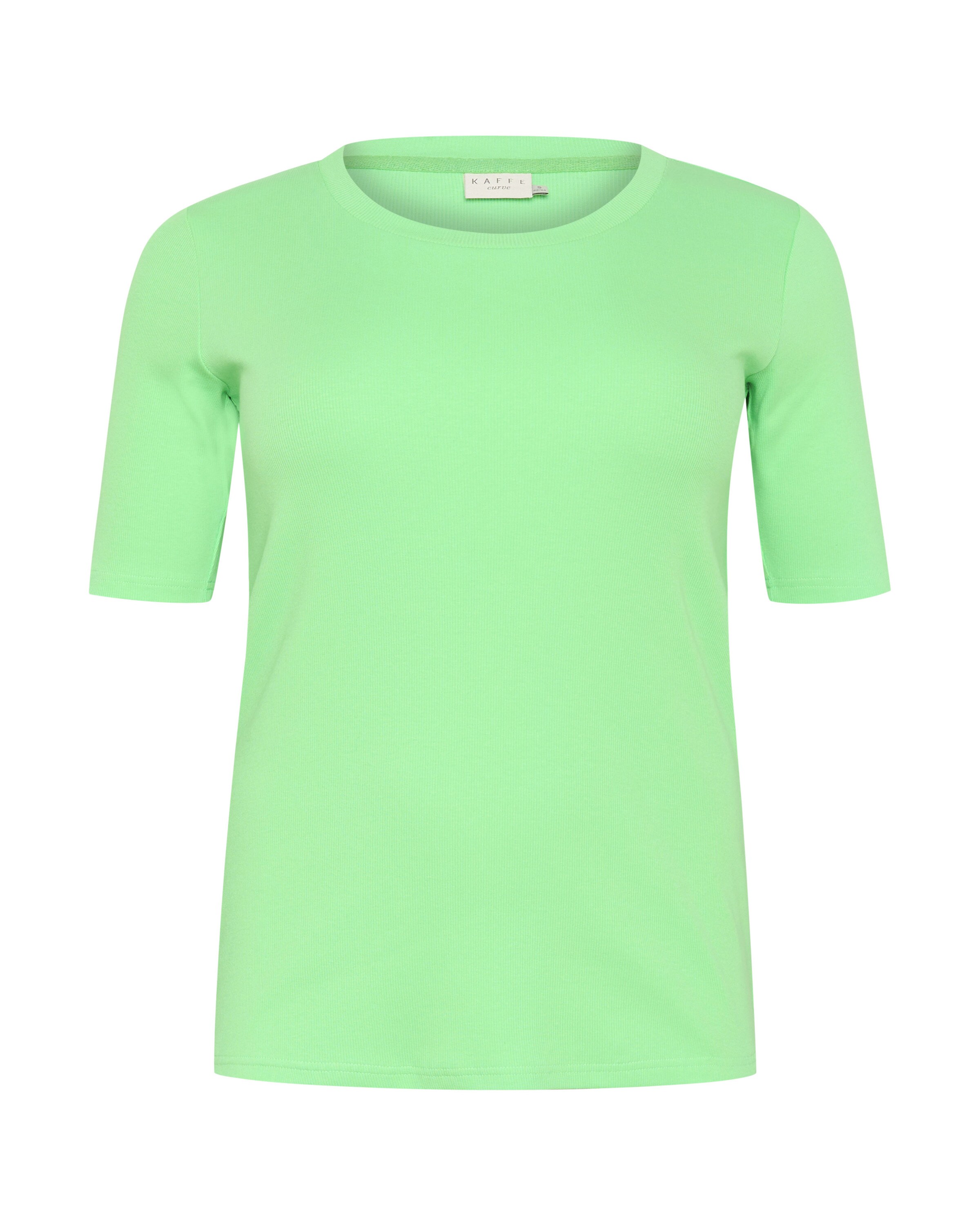 KAFFE CURVE Shirt 'KC Carina' in Green: front
