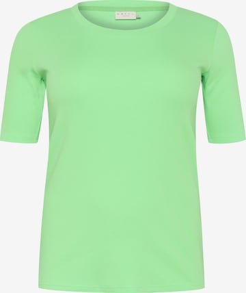 KAFFE CURVE Футболка 'KC Carina' в Зеленый: спереди
