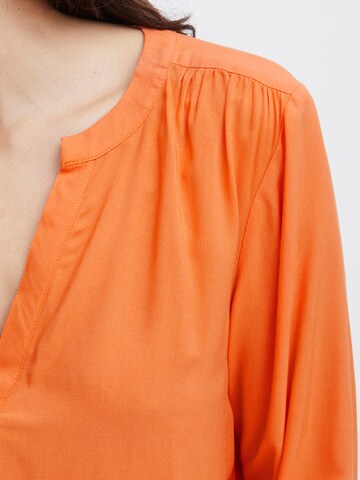 ICHI Blus i orange