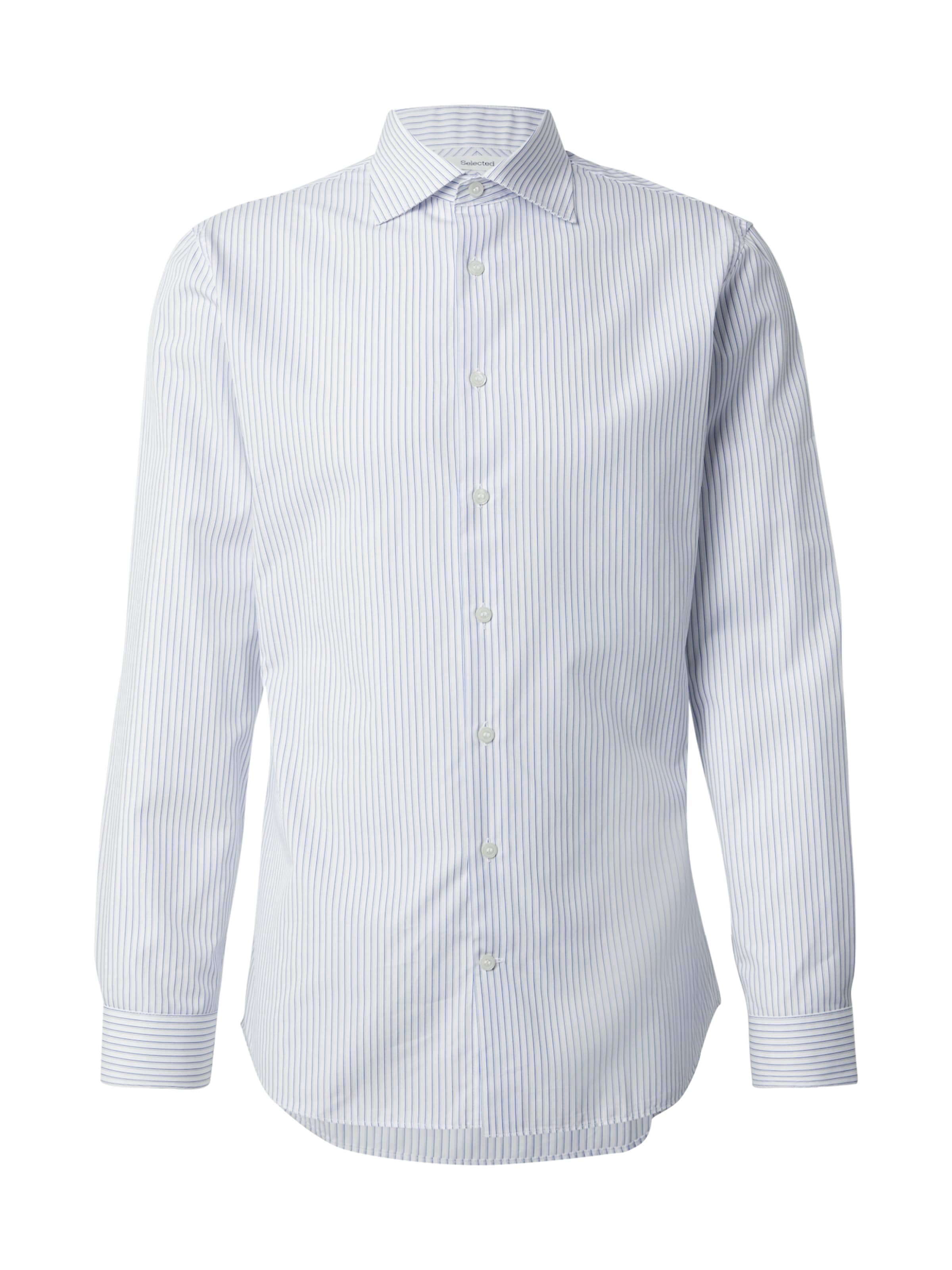 SELECTED Košile 'SLHLUX' - opálová / bílá, Produkt
