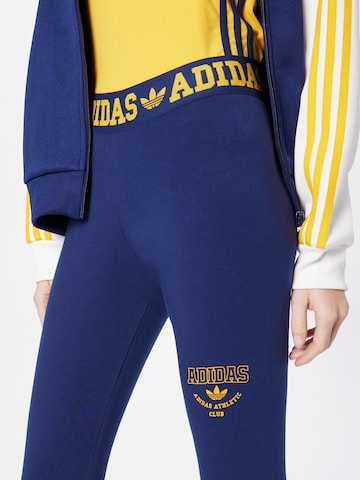 ADIDAS ORIGINALS Скинни Леггинсы 'Logo Waistband' в Синий