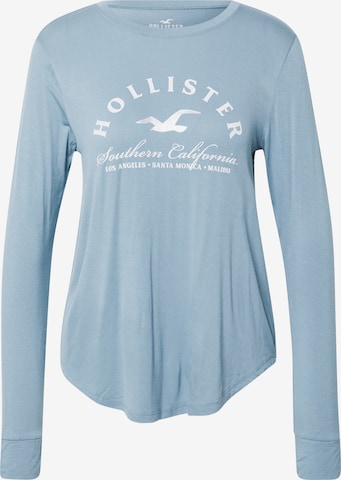 T-shirt HOLLISTER en bleu : devant