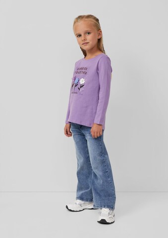 s.Oliver Shirt in Lila: voorkant