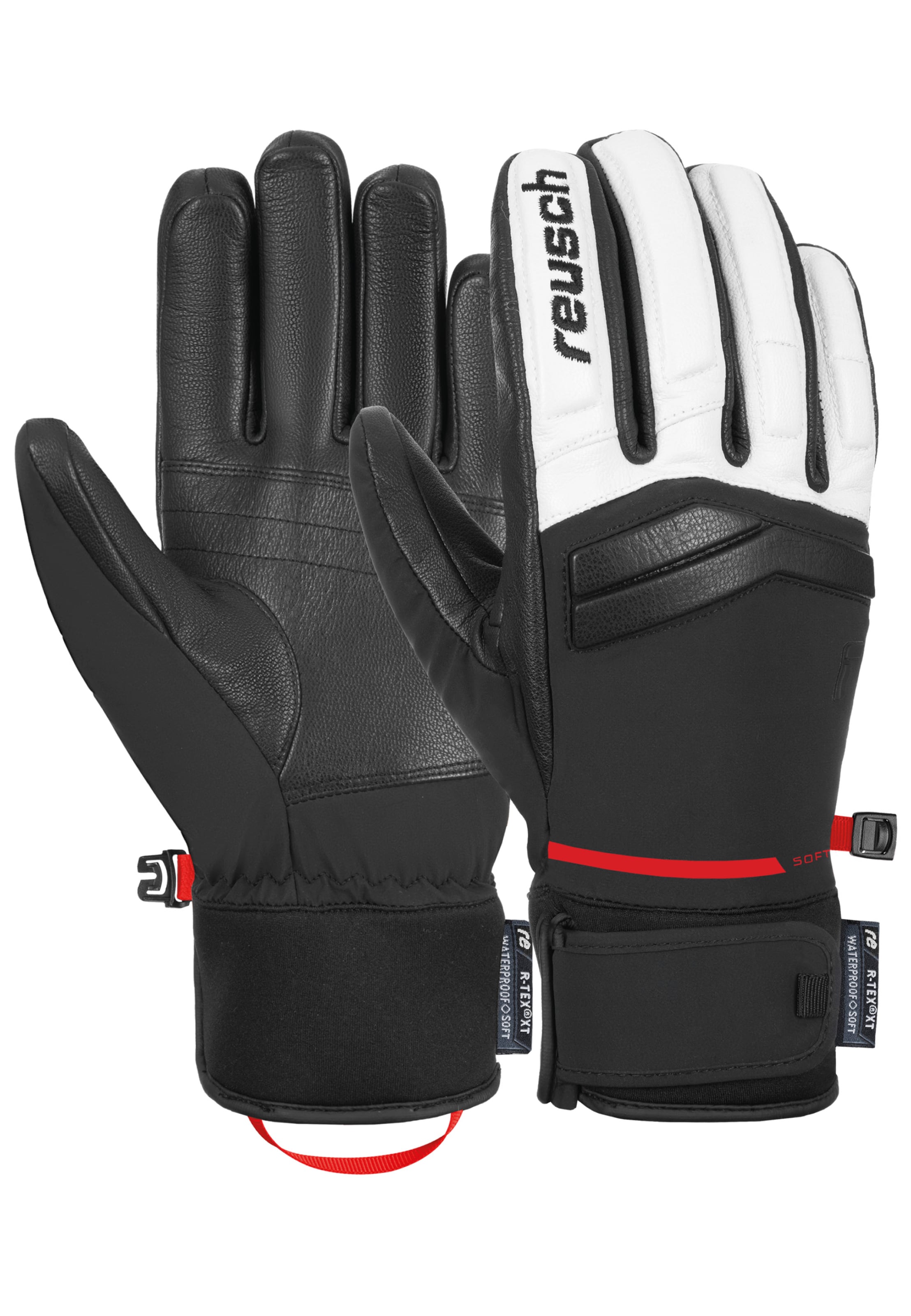 REUSCH Athletic Gloves 'Dylan' in Black: front