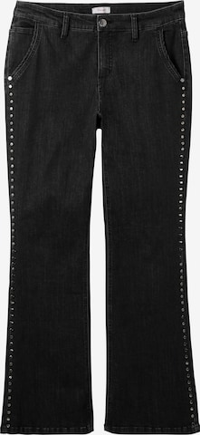 SHEEGO Boot cut Jeans in Black: front