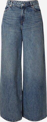 Monki Wide leg Jeans in Blauw: voorkant