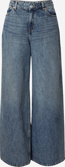 Jeans Monki pe albastru denim, Vizualizare produs