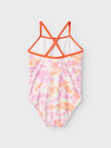 NAME IT Badedragt i pink
