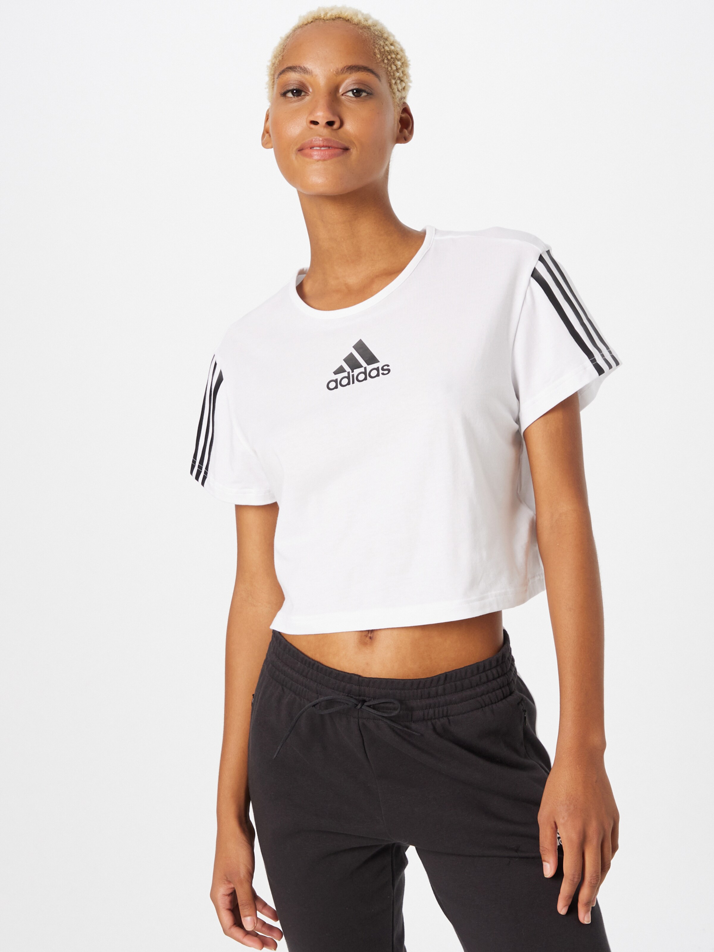 ADIDAS PERFORMANCE Functioneel shirt in Wit | ABOUT YOU