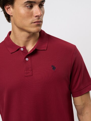 U.S. POLO ASSN. Regular Fit Skjorte 'UMALFRED' i rød