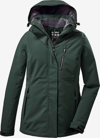 KILLTEC Outdoorová bunda - Zelená: predná strana