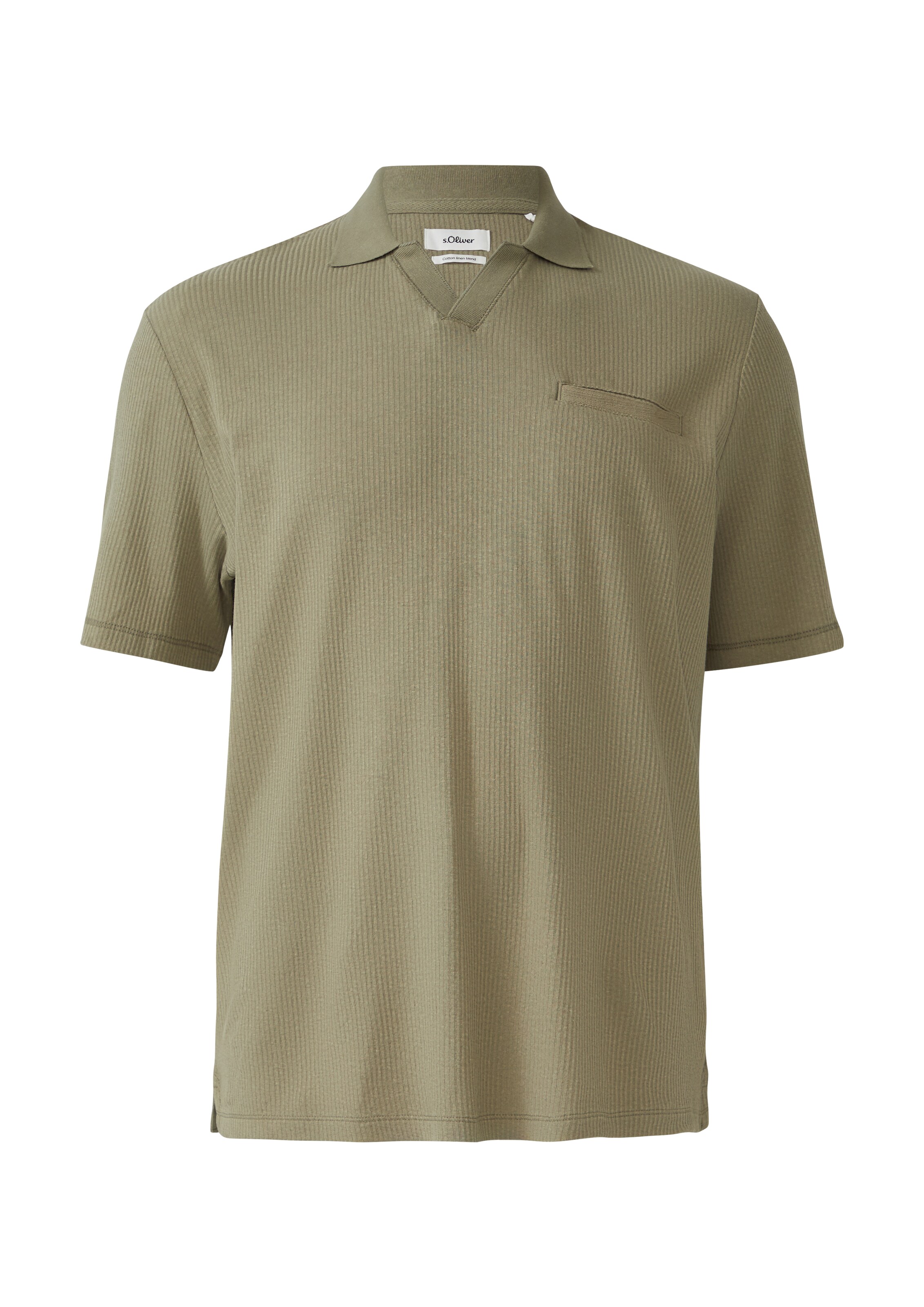 s.Oliver Shirt in Groen: voorkant