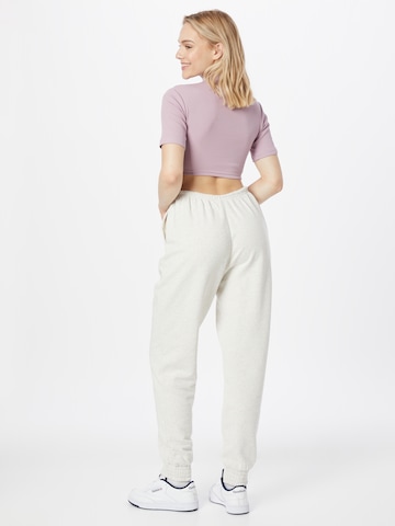 Effilé Pantalon Reebok en blanc