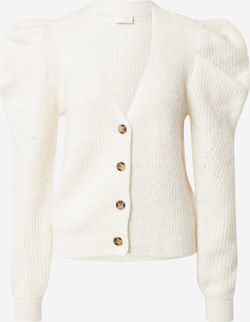 VILA Knit Cardigan in Beige: front