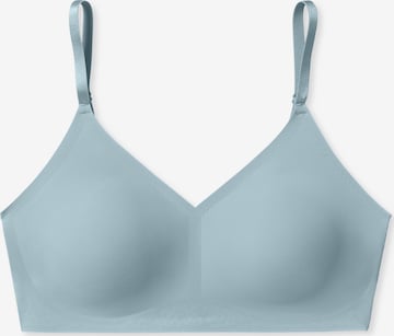 Bustier Soutien-gorge 'Invisible Soft' SCHIESSER en bleu : devant