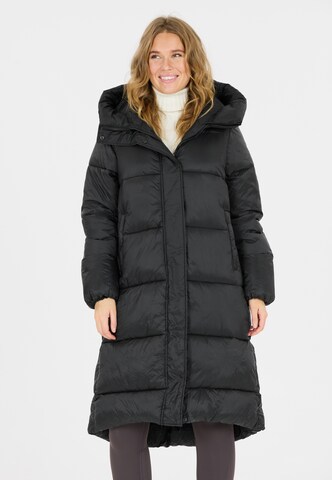Athlecia Winterparka in Zwart: voorkant