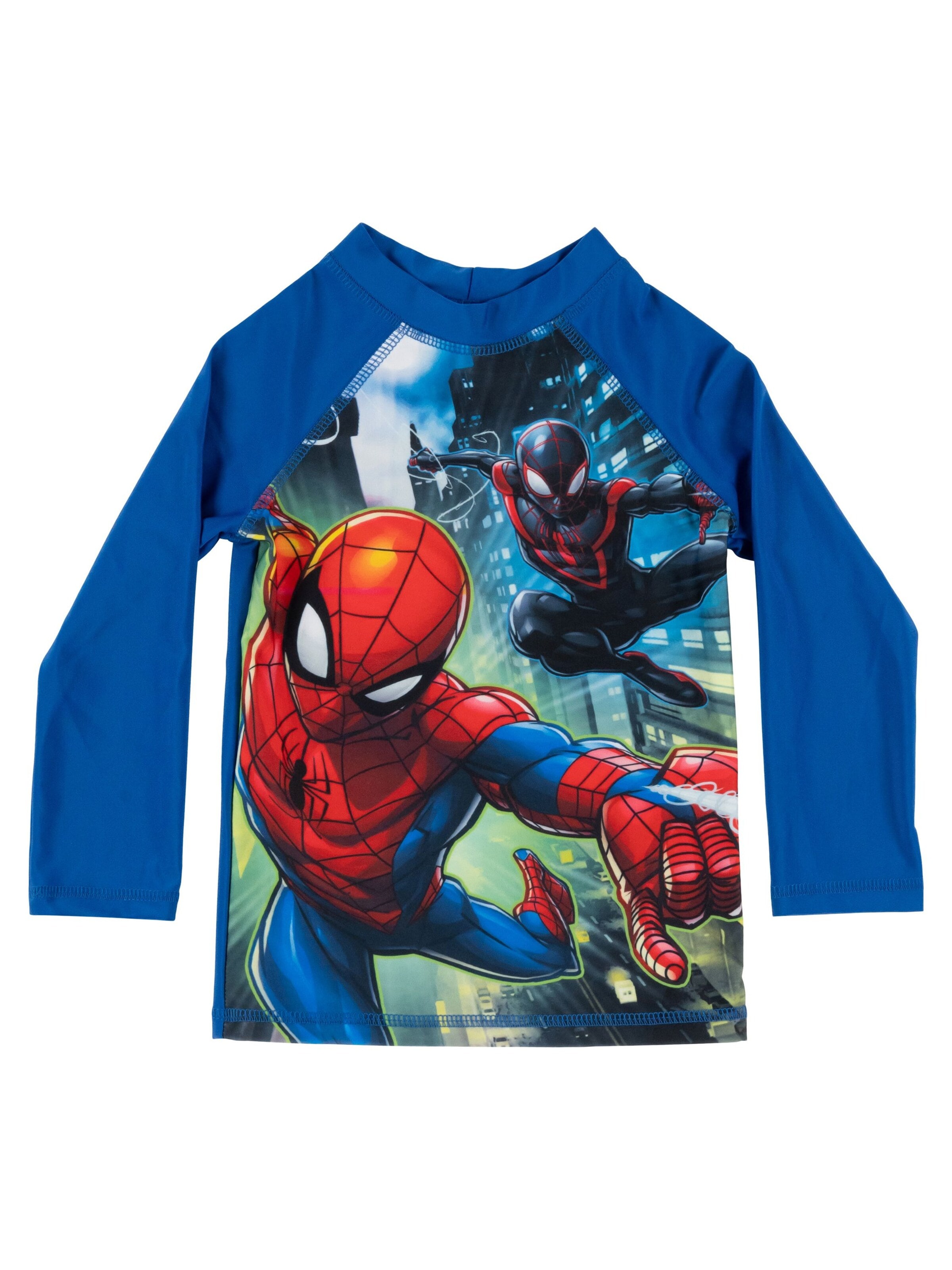 SPIDERMAN Athletic Swimwear 'Marvel UV-Schutz 50' in Blue: front