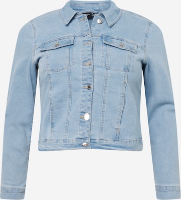 Vero Moda Curve Prehodna jakna 'Runa' | modra barva: sprednja stran
