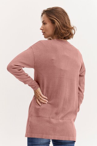 Fransa Strickjacke 'BLUME' in Pink