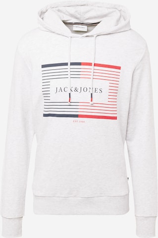 JACK & JONES Sweatshirt 'CYRUS' in Weiß: predná strana