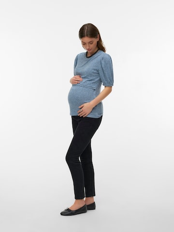 Vero Moda Maternity Skinny Jeans 'VMMPOLLY' in Zwart