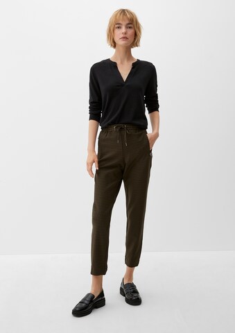 Effilé Pantalon s.Oliver en vert