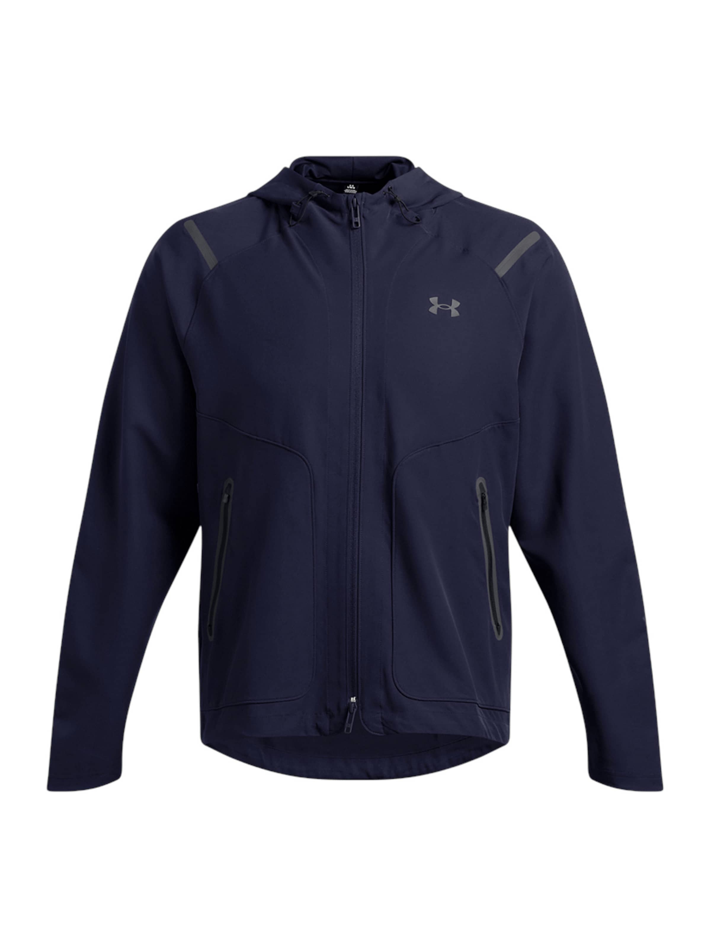 UNDER ARMOUR Sportjacke 'Unstoppable' in Blau: Vorderseite