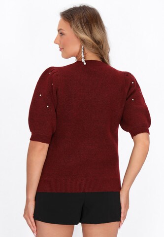 Pull-over faina en rouge