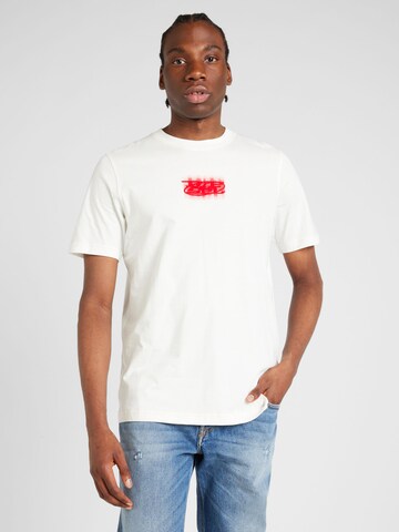 DIESEL T-shirt 'JUST-N4' i vit: framsida