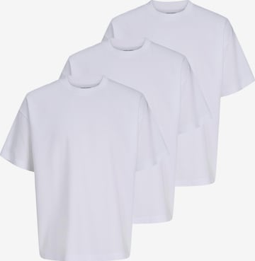 JACK & JONES Shirt 'Barron Tee' in White: front