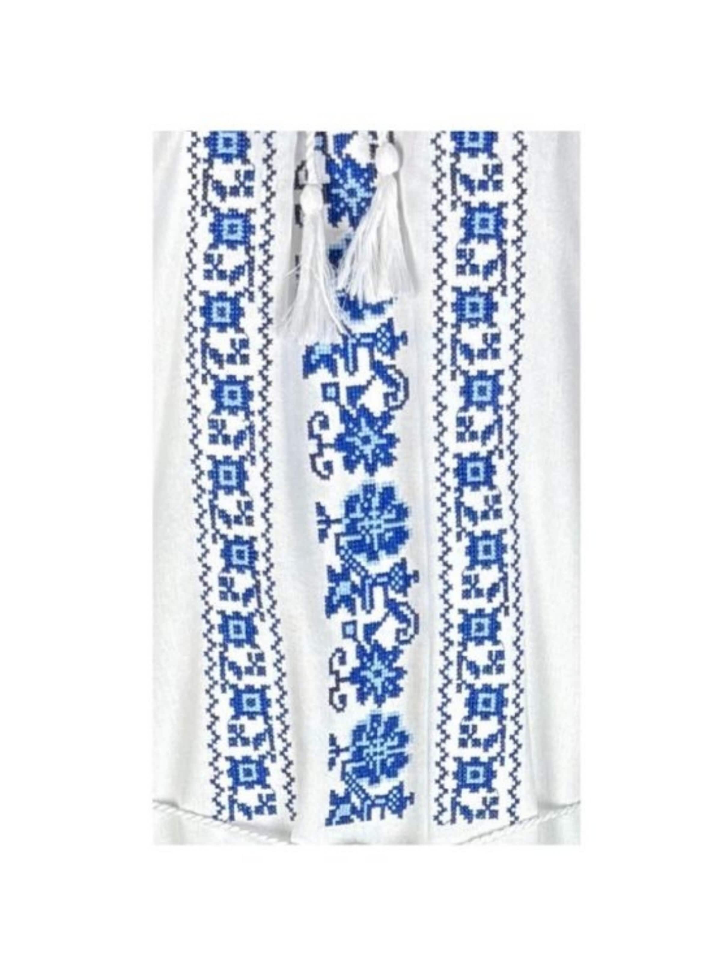 Rody’s forever - Vestido 'Damenkleid S25 weiß/blau , marimea L' em branco