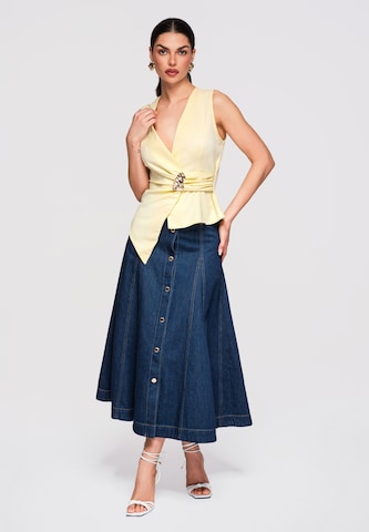 Ombre Blouse in Geel