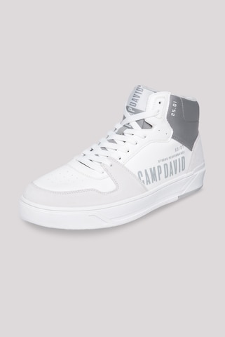 CAMP DAVID High-Top Sneakers in White