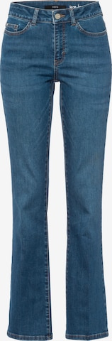 zero Flared Jeans in Blauw: voorkant