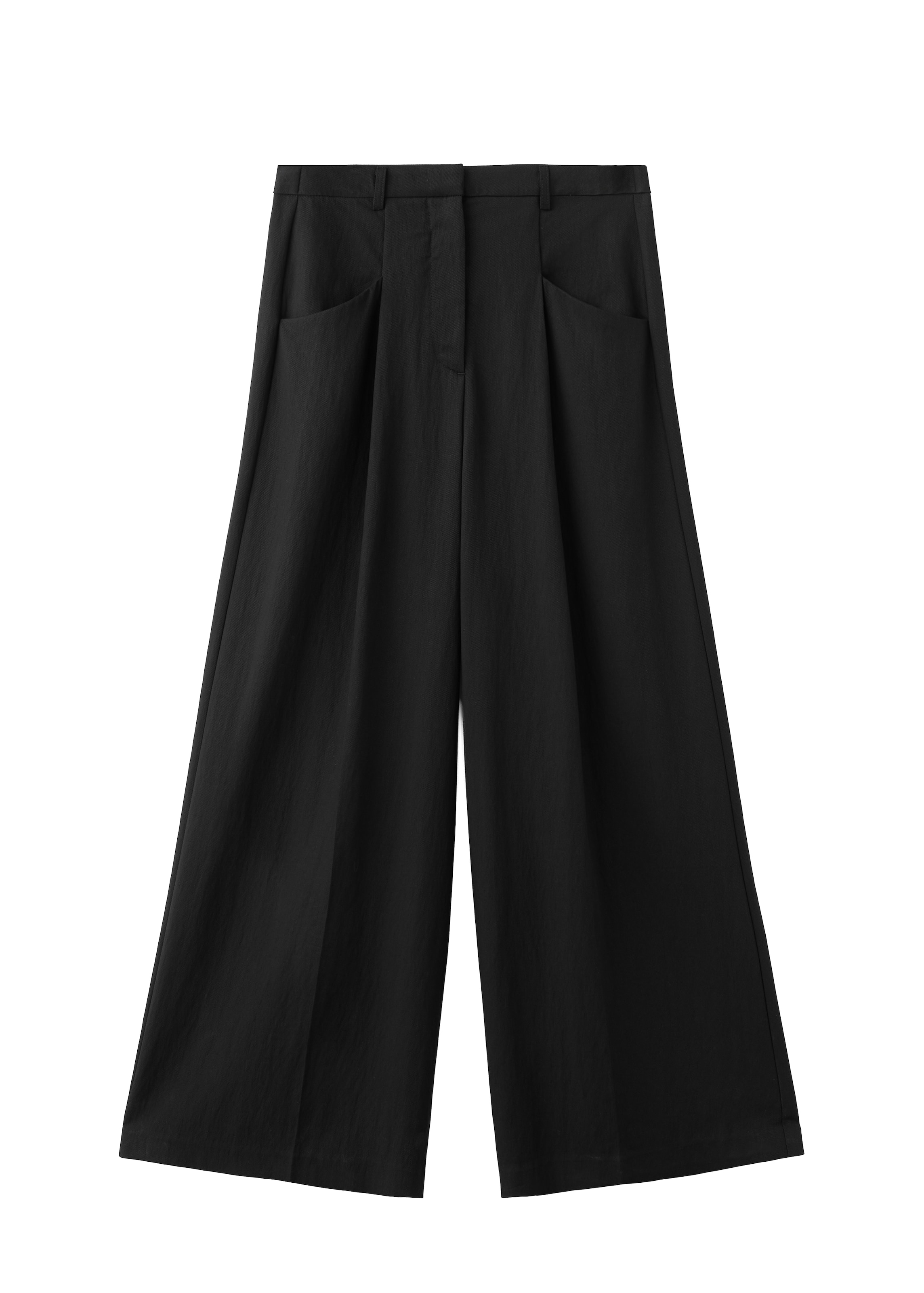 MANGO Pleat-Front Pants 'ABEL' in 32 in Black, Item view