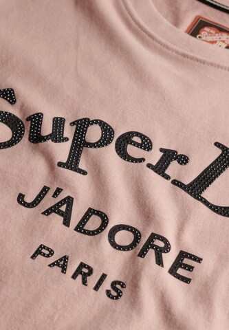 T-shirt Superdry en rose