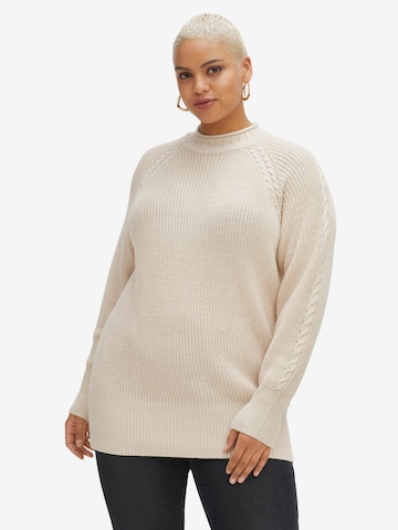 SHEEGO Sweater in Beige: front