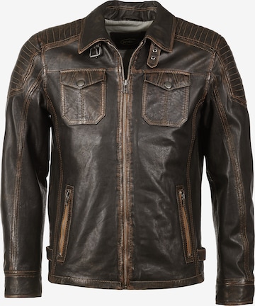 JCC Lederjacke in Braun: Vorderseite