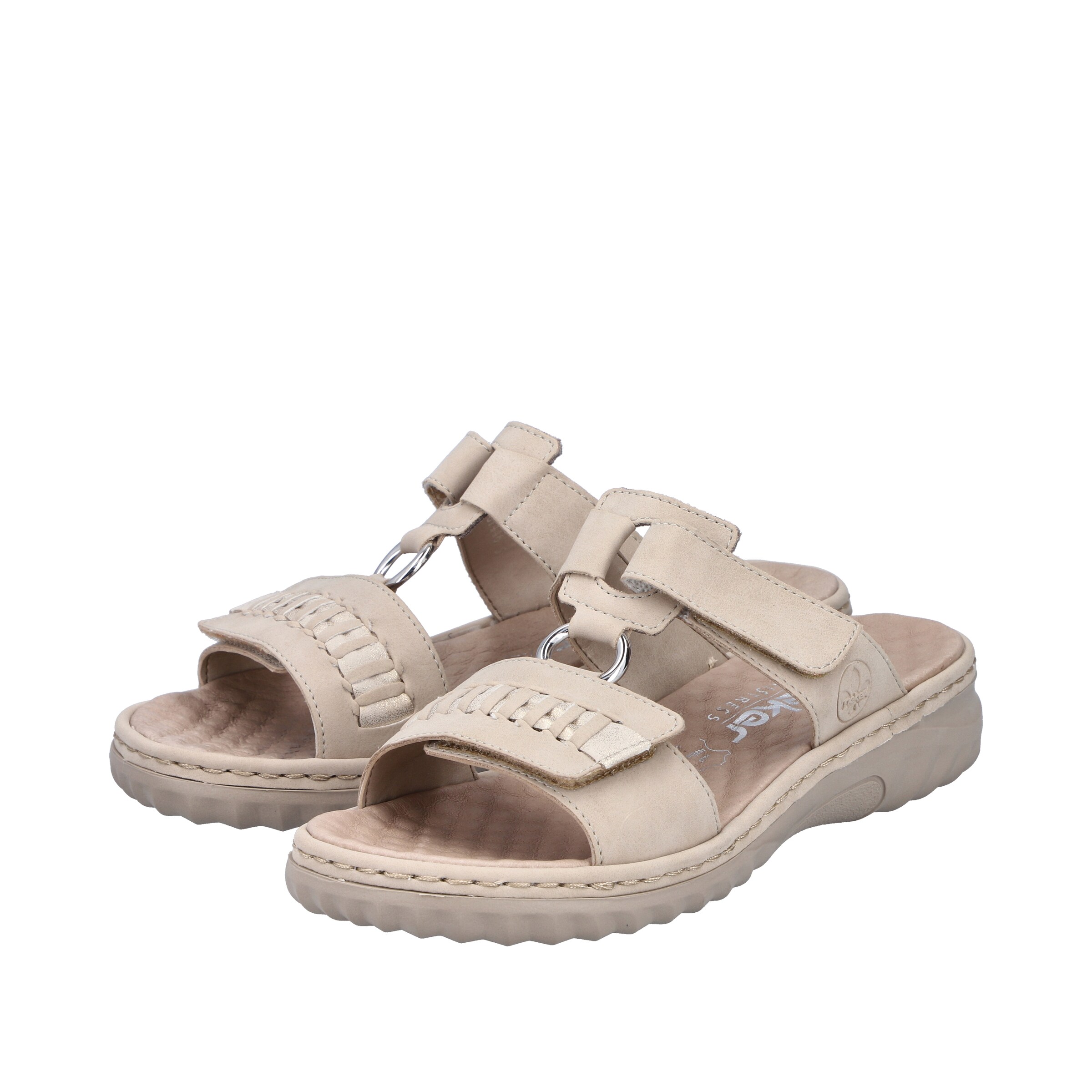 Mule Rieker en beige : devant