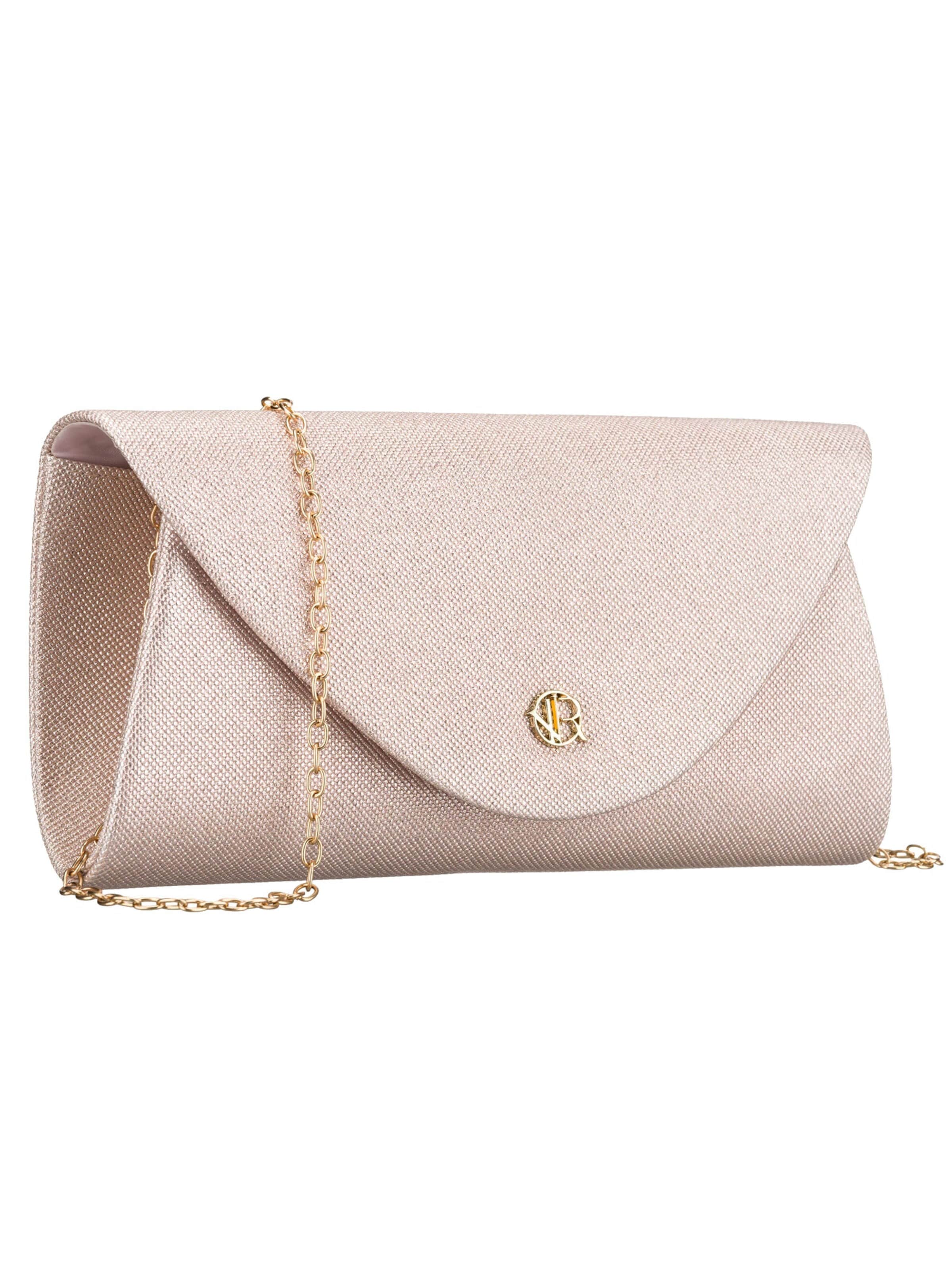 Tomshop24-7 Clutch 'Elena II Rovicky' in Beige: front